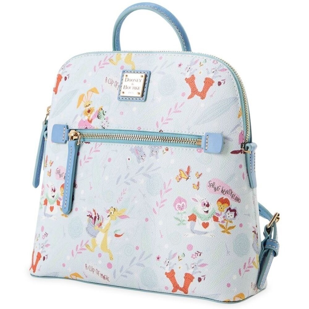 Disney Dooney & Bourke Reigning Rabbits NWT Small Top Handle Backpack